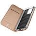 Custodia Per Iphone 15 Plus Portacarte Supporto Video Rose Gold - Foto miniatura 2