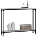 Tavolino Consolle Grigio Sonoma 100x22,5x75cm Legno Multistrato - Foto miniatura 3