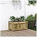 Fioriera Da Giardino 60x31x31 Cm In Legno Di Pino Impregnato - Foto miniatura 1