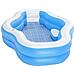 Piscina Gonfiabile Splashview Con Sedute E Portabicchieri 54409 - Foto miniatura 6