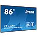 LH8675UHS-B1AG visualizzatore di messaggi Pannello piatto per segnaletica digitale 2,17 m (85.6") LCD Wi-Fi 500 cd /m² 4K Ultra HD Nero Processore integrato Android 11 24/7 - Foto miniatura 16