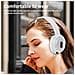 Auricolare Bluetooth Pieghevole, Bluetooth 5.3, Cuffie Stereo Wireless A Durata Della Batteria Ultra Lunga White - Foto miniatura 3