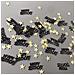 Cornetti, 30 Pezzi Lettere E 100 Pezzi Stelle Silver - Foto miniatura 6