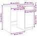 Scrivania Rovere Nera 86x49x76 cm in Legno Multistrato - Foto miniatura 4