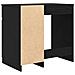 Scrivania Rovere Nera 86x49x76 cm in Legno Multistrato - Foto miniatura 6