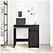 Scrivania Rovere Nera 86x49x76 cm in Legno Multistrato - Foto miniatura 9