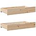 Letto senza Materasso 135x190 cm in Legno Massello di Pino - Foto miniatura 5