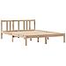 Letto senza Materasso 135x190 cm in Legno Massello di Pino - Foto miniatura 10