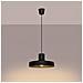 Lampada A Sospensione Bilo Nero Sl. 1703 - Moderno Lampada A Sospensione Nero 120x35x35 Cm - Foto miniatura 3