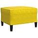Set di Divani 3 pz con Cuscini e Rinforzi Giallo in Velluto - Foto miniatura 6