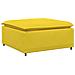 Modulo Poggiapiedi Divano Modulare Giallo Chiaro 100x100x48 cm - Foto miniatura 5