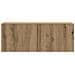 Mobili TV a Parete 4 pz Rovere Artigianale in Legno Multistrato - Foto miniatura 7