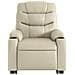 Poltrona Alzapersona Reclinabile Crema in Similpelle - Foto miniatura 9