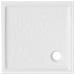 Piatto Doccia Quadrato In Ceramica 70x70 Bianco Lucido H 6 Cm Con Antiscivolo - Giappone - Foto miniatura 1