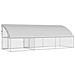 Gabbia per polli Argento 600 x 200 x 198.5 cm Acciaio zincato - Foto miniatura 5