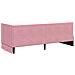 Cornice del letto ad angolo Rosa 80 x 200 cm Velluto - Foto miniatura 7