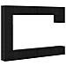 Set mobile TV 9 pcs Rovere nero 100 x 30 x 30.5 cm - Foto miniatura 1