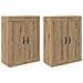 Mobile a muro 2 pcs Rovere artigianale 69,5 x 34 x 90 cm - Foto miniatura 1
