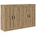 Mobile a muro 2 pcs Rovere artigianale 69,5 x 34 x 90 cm - Foto miniatura 5