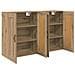 Mobile a muro 2 pcs Rovere artigianale 69,5 x 34 x 90 cm - Foto miniatura 6