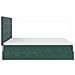 Struttura Letto Pouf con Materassi 160x200 cm Velluto - Foto miniatura 9