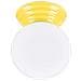 Lampada Da Soffitto Zori Giallo Ip44 Sl. 1898 - Minimalist Lampada A Soffitto Giallo 12x12x16 Cm - Foto miniatura 2