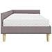 Struttura Letto Angolare con Materasso 2 pcs Talpa Tessuto - Foto miniatura 8