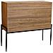 Credenza In Legno E Metallo Marrone 110x40x99h Cm - Foto miniatura 5