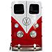 Armadio Furgone In Legno E Metallo Rosso 90x53x150h - Foto miniatura 4