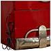 Armadio Furgone In Legno E Metallo Rosso 90x53x150h - Foto miniatura 7
