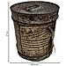 Contenitore Portaoggetti In Metallo Marrone 23x23x27h - Foto miniatura 4
