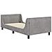 Struttura letto bambini con testata Grigio chiaro 90 x 190 cm - Foto miniatura 4