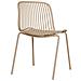 Set Di 4 Sedie Da Giardino Branson-beige-plastica-55x46,5x82 Cm - Foto miniatura 4
