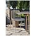 Set Di 4 Sedie Da Giardino Branson-beige-plastica-55x46,5x82 Cm - Foto miniatura 8