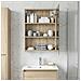Mobiletto per specchio da bagno Rovere Sonoma 50 x 14,5 x 70 cm - Foto miniatura 2