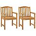 Sedia Rose intagliata a mano 2 pcs Naturale 58 x 60 x 90 cm - Foto miniatura 1