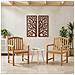 Sedia Rose intagliata a mano 2 pcs Naturale 58 x 60 x 90 cm - Foto miniatura 2