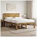 Letto matrimoniale con testiera ROSTOCK Bianco 160 x 200 cm - Foto miniatura 5