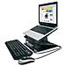 XTMS100KM Kit Tiramisù Supporto per Notebook + Mouse Ottico USB + Tastiera Italiana USB Ultra Slim Black Soft Touch - Foto miniatura 7