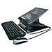 XTMS100KM Kit Tiramisù Supporto per Notebook + Mouse Ottico USB + Tastiera Italiana USB Ultra Slim Black Soft Touch - Foto miniatura 1