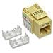 IWP-MD C6 / YE - Frutto Keystone RJ45 Cat. 6 UTP non schermato Giallo - Foto miniatura 1