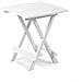 Tavolo Tavolino In Resina Plastica Pieghevole Richiudibile 45x43xh50 Cm Bianco - Foto miniatura 1