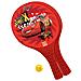 Coppia Racchette Racchettoni Spiaggia Cars Rosso con pallina - Foto miniatura 2