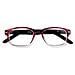 Occhiali Da Lettura Uomo Donna Unisex Rossi + 2.50 Diottrie 31z-b1-red, Occhiali Da Vista Da 2.5 Diottrie Premontati Per Presbiopia, Montatura In Policarbonato E Asta Con Sistema Flex - Foto miniatura 1