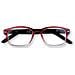 Occhiali Da Lettura Uomo Donna Unisex Rossi + 2.50 Diottrie 31z-b1-red, Occhiali Da Vista Da 2.5 Diottrie Premontati Per Presbiopia, Montatura In Policarbonato E Asta Con Sistema Flex - Foto miniatura 2