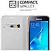 Custodia Compatibile Con Samsung Galaxy J1 2016 In Classy Argento - Coperchio Protettiva Con Chiusura Magnetica, Funzione Stand E Tasca Per Le Carte - Foto miniatura 7