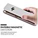 Custodia Compatibile Con Samsung Galaxy J1 2016 In Classy Argento - Coperchio Protettiva Con Chiusura Magnetica, Funzione Stand E Tasca Per Le Carte - Foto miniatura 9