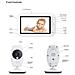 Baby Monitor, 2 Fotocamera + 7 Pollici Senza Fili Del Bambino Monitor 720p Hd Dello Schermo Della Macchina Fotografica Di Visione Notturna Citofono Ninna Nanna Nanny Baby Monitor Video Supporta Schermo Interruttore - Foto miniatura 2