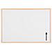Lavagna Bianca Magnetica 60x90cm Cornice Legno Starline - Foto miniatura 1