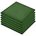 Piastrelle Anticaduta 6 pz in Gomma 50x50x3 cm Verde - Foto miniatura 1